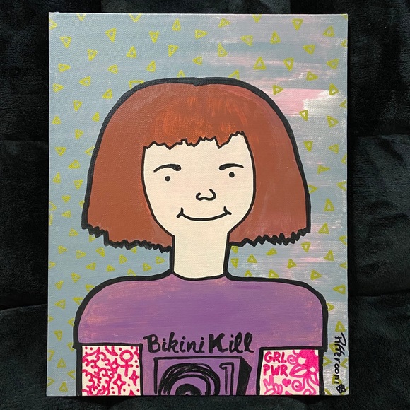 💖 Original Tattooed Lady Canvas Paintings - Picture 10 of 12